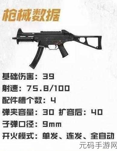 绝地求生刺激战场UMP9，中近距离的王者之枪