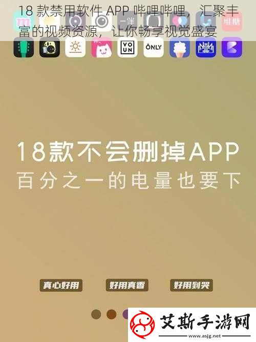 18款禁用软件APP哔哩哔哩汇聚丰富的视频资源让你畅享视觉盛宴