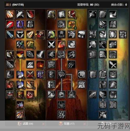 WLK 武器战PVP天赋，“WLK武器战PVP：掌控战场的策略与技能解析”