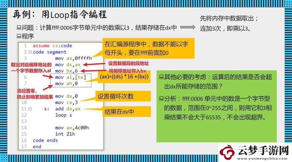 “-LOOP指令-玩转汇编的神秘之力！”