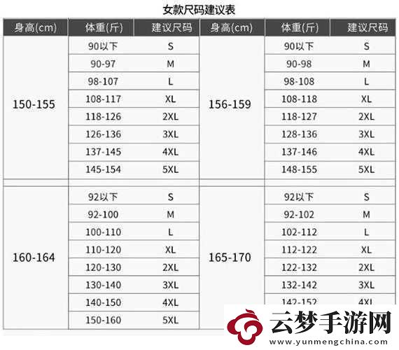 国产尺码-欧洲尺码-2024：探索未来服装尺码的新趋势与变革