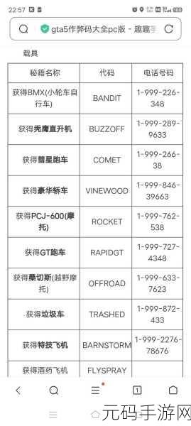 侠盗飞车罪恶都市秘籍大揭秘，作弊代码助你畅游罪恶之城